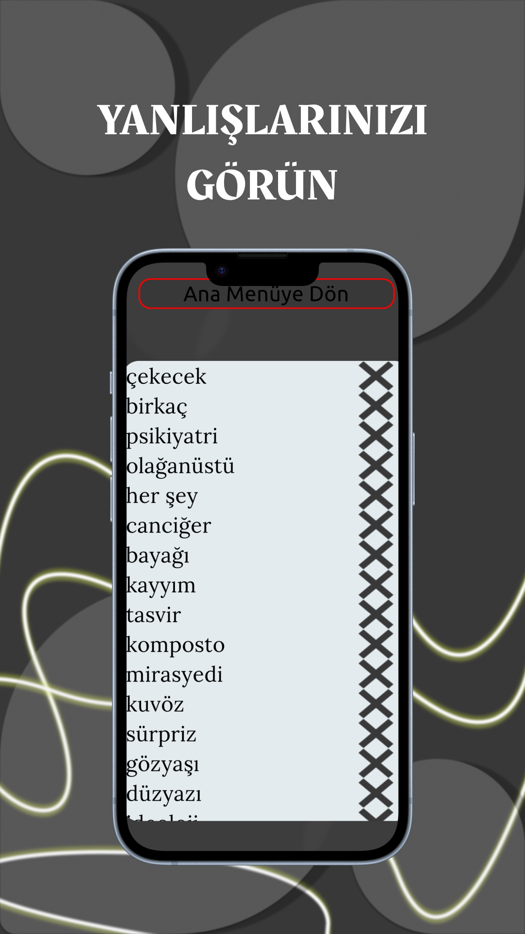 Yazımı Karıştırılan Kelimeler Screen 7